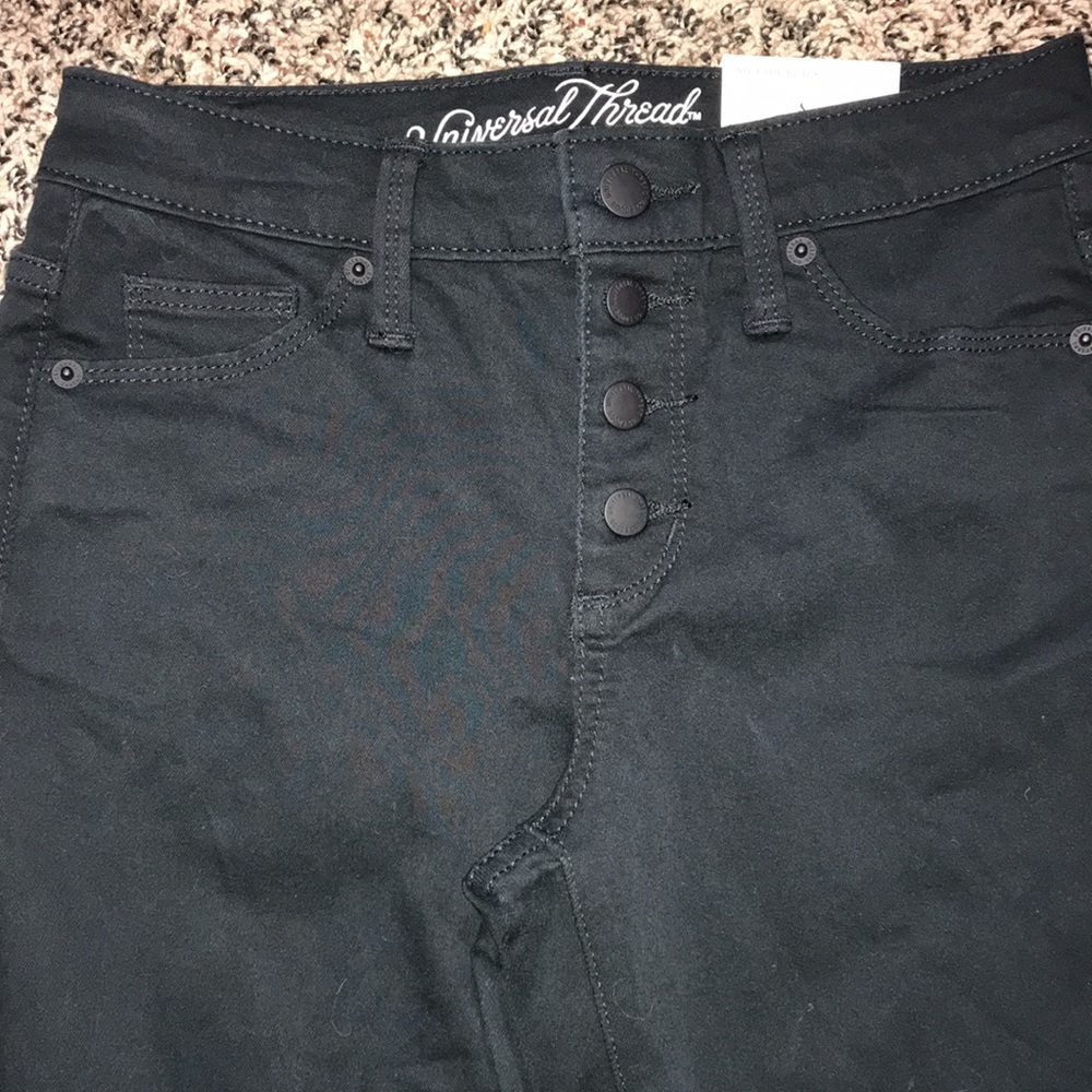 Universal Thread High Rise Bootcut Skinny Bundle Size 00 Cream & Black | NWT - Picture 8 of 11